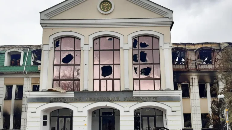 Russian strikes kill at least seven across Ukraine; Kyiv science academy building hit