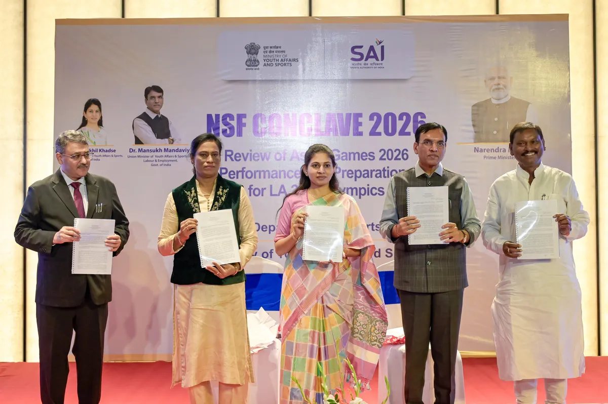 Officials at the National Sports Federations conclave in New Delhi
