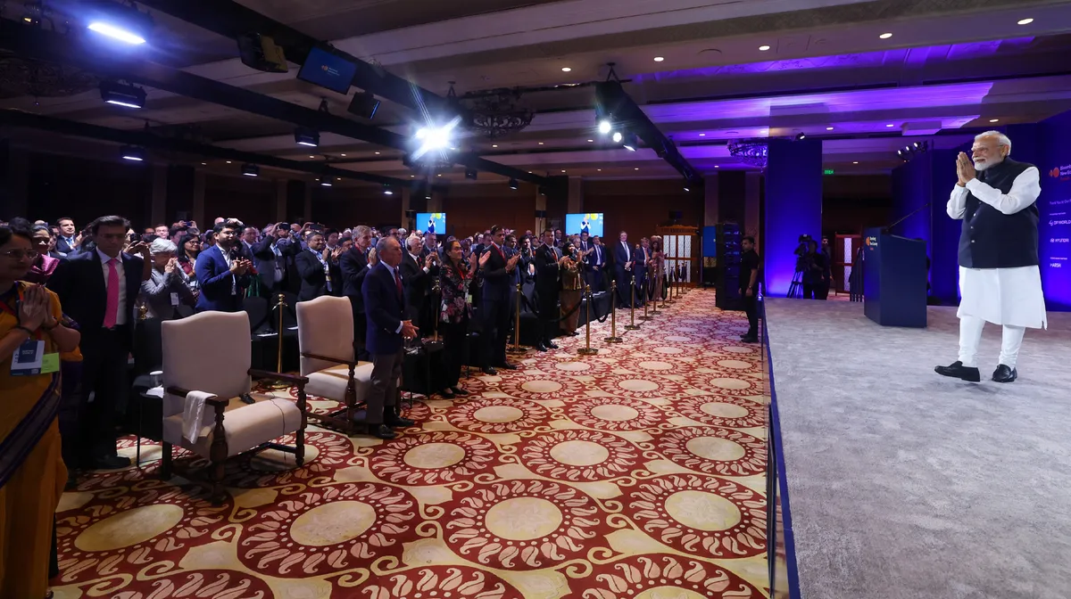 Bloomberg New Economy Forum: PM Modi addresses the forum in New Delhi