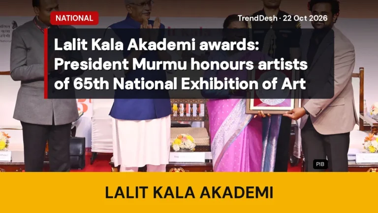 Lalit Kala Akademi awards: President Murmu honours artists of 65th National Exhibition of Art