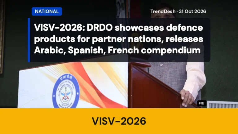 VISV-2026: DRDO showcases defence products for partner nations, releases Arabic, Spanish, French compendium