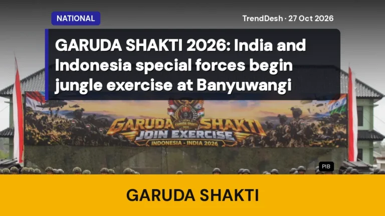 GARUDA SHAKTI 2026: India and Indonesia special forces begin jungle exercise at Banyuwangi