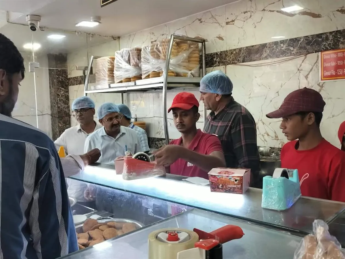 Flipkart Minutes Jaipur: Food safety officers check stock during the Jaipur drive
